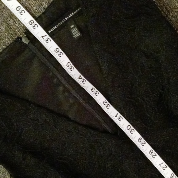 🖤White House Black Market🖤 - Black Fit & Flare Lace Cocktail Dress - Picture 15 of 15